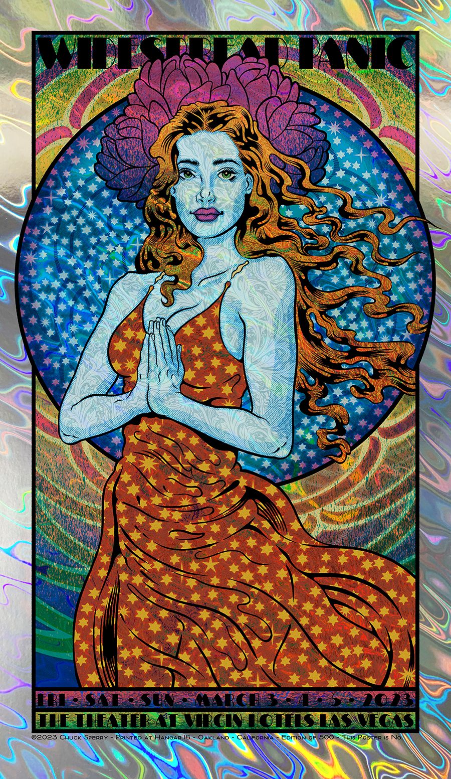 Editions d'art de CHUCK SPERRY a pour titre WIDESPREAD PANIC VENUS LAVA style figuratif dim : CHUCK SPERRYprix:1500