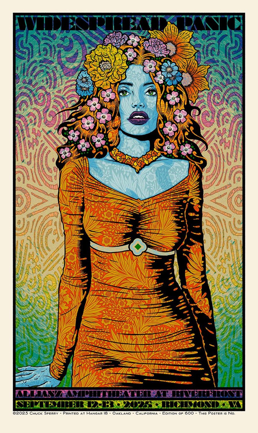 Editions d'art de CHUCK SPERRY a pour titre JUNO, WIDSPREAD PANIC REGULAR AE style expo chuck dim : CHUCK SPERRYprix:500