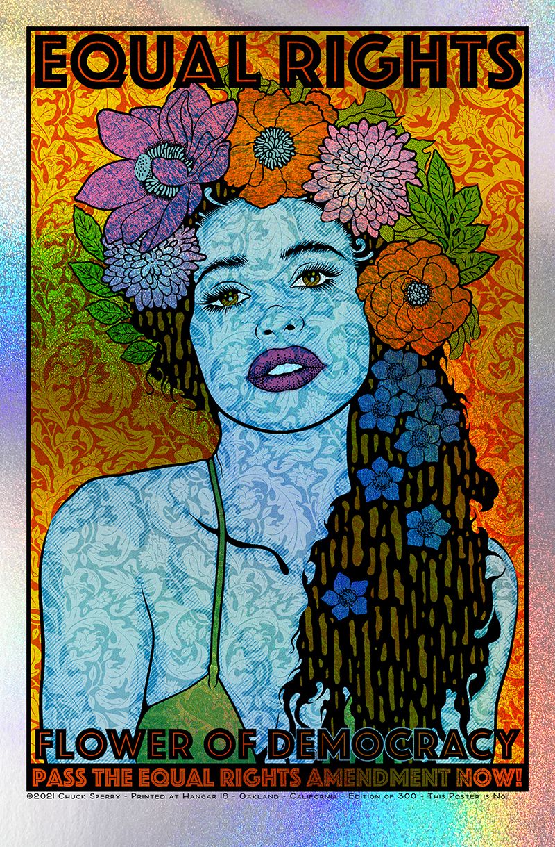 Editions d'art de CHUCK SPERRY a pour titre EQUAL RIGHTS SPARKLE style figuratif dim : CHUCK SPERRYprix:600