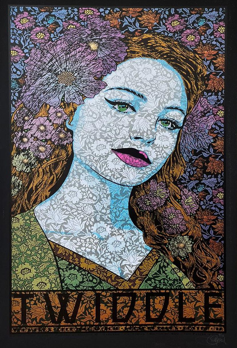 Editions d'art de CHUCK SPERRY a pour titre TWIDDLE 2018 BLACK style figuratif dim : CHUCK SPERRYprix:800