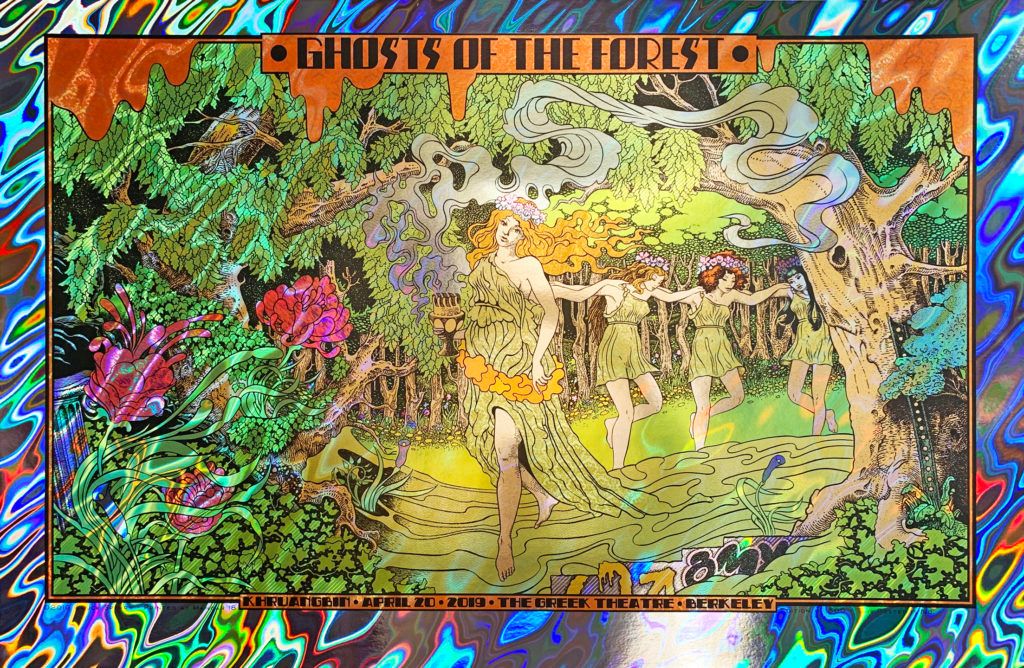 Editions d'art de CHUCK SPERRY a pour titre GHOSTS OF THE FOREST LAVA style figuratif dim : CHUCK SPERRYprix:500