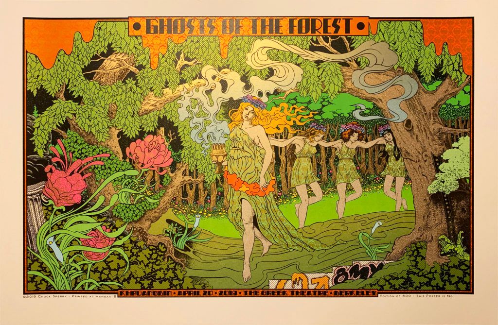 Editions d'art de CHUCK SPERRY a pour titre GHOSTS OF THE FOREST, REGULAR style figuratif dim : CHUCK SPERRYprix:500