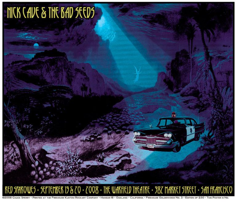 Editions d'art de CHUCK SPERRY a pour titre NICK CAVE WARFIELD REGULAR style figuratif dim : CHUCK SPERRYprix:300