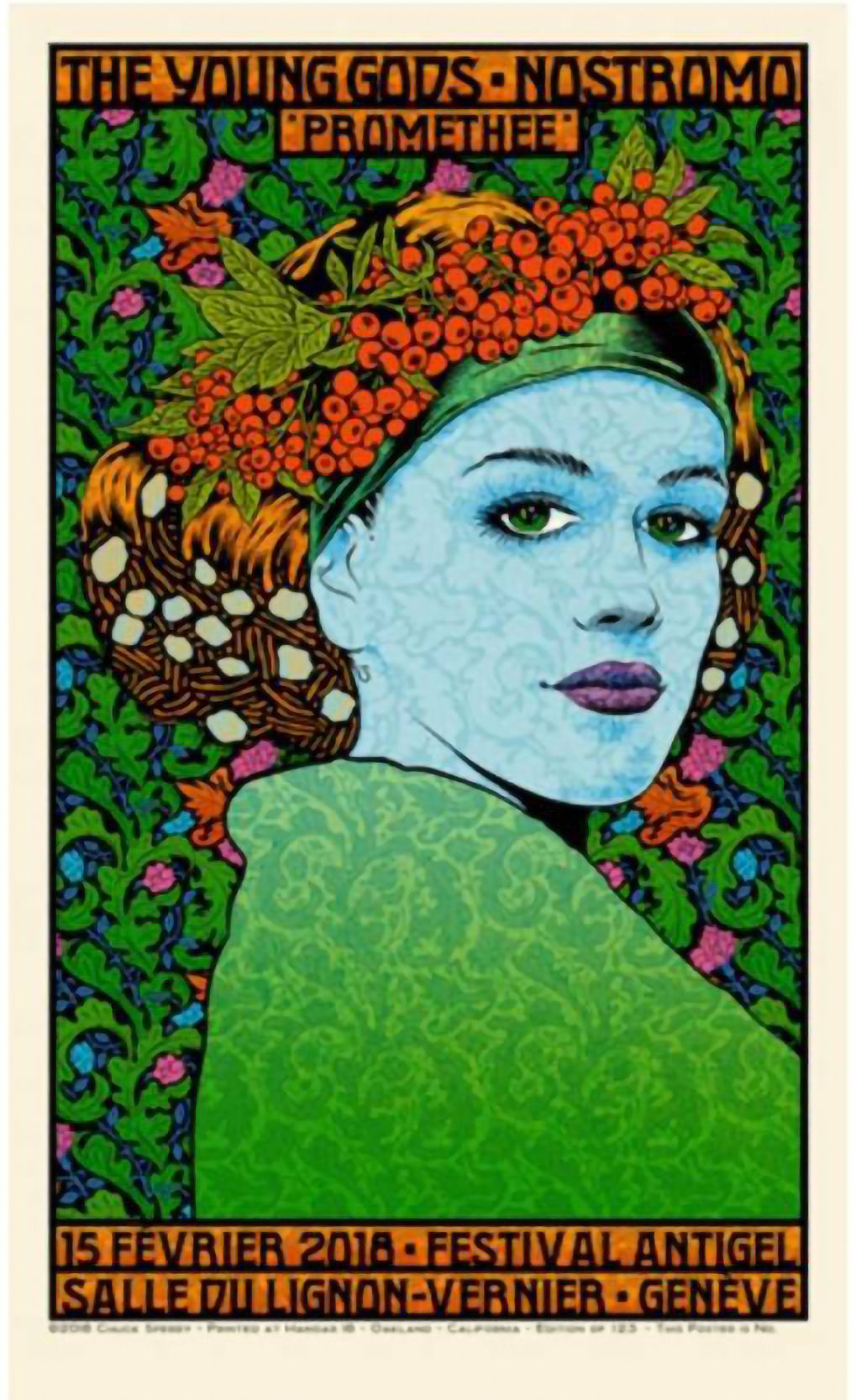 Editions d'art de CHUCK SPERRY a pour titre THE YOUNG GODS SPHINX, REGULAR style figuratif dim : CHUCK SPERRYprix:250