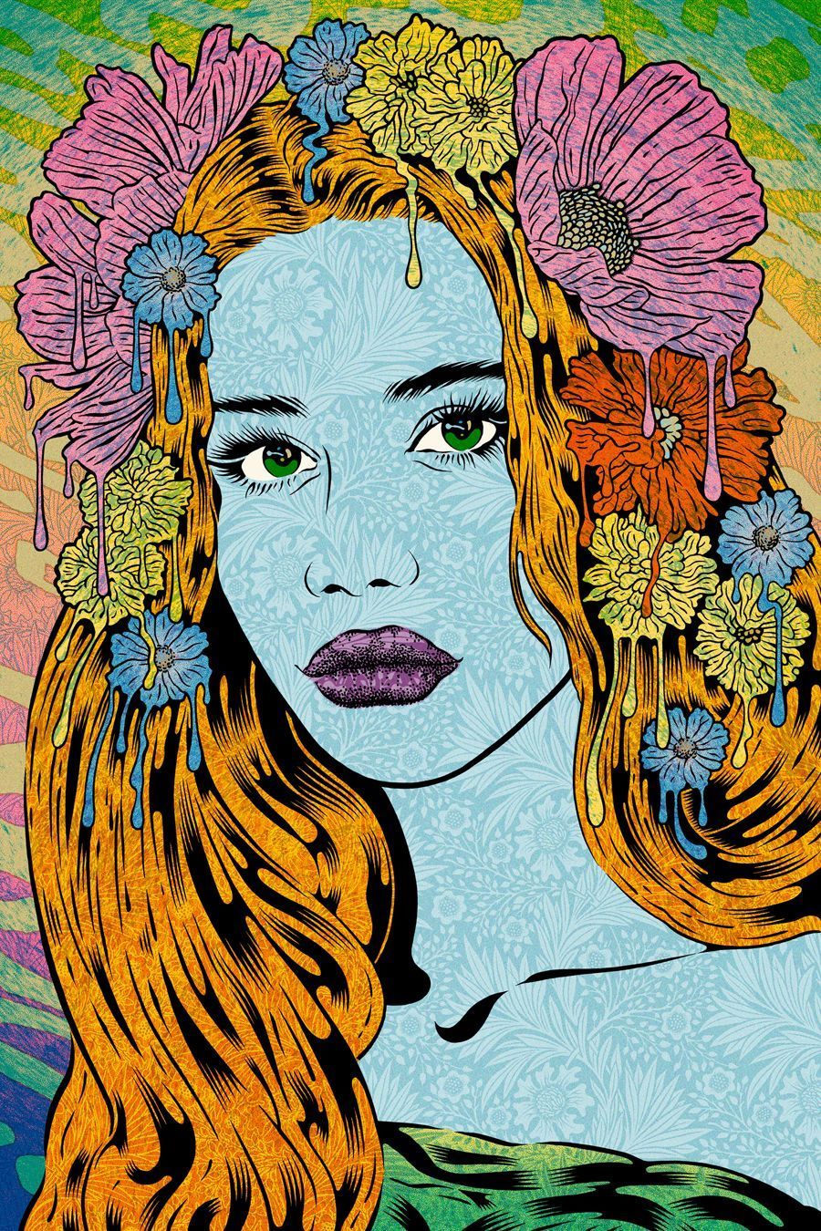 Editions d'art de CHUCK SPERRY a pour titre The Seer Blotter style expo chuck dim : CHUCK SPERRYprix:200