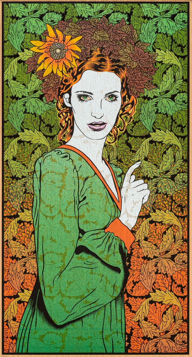 Editions d'art de CHUCK SPERRY a pour titre ANODOS WOOD PANEL AP style expo chuck dim : CHUCK SPERRYprix:2500