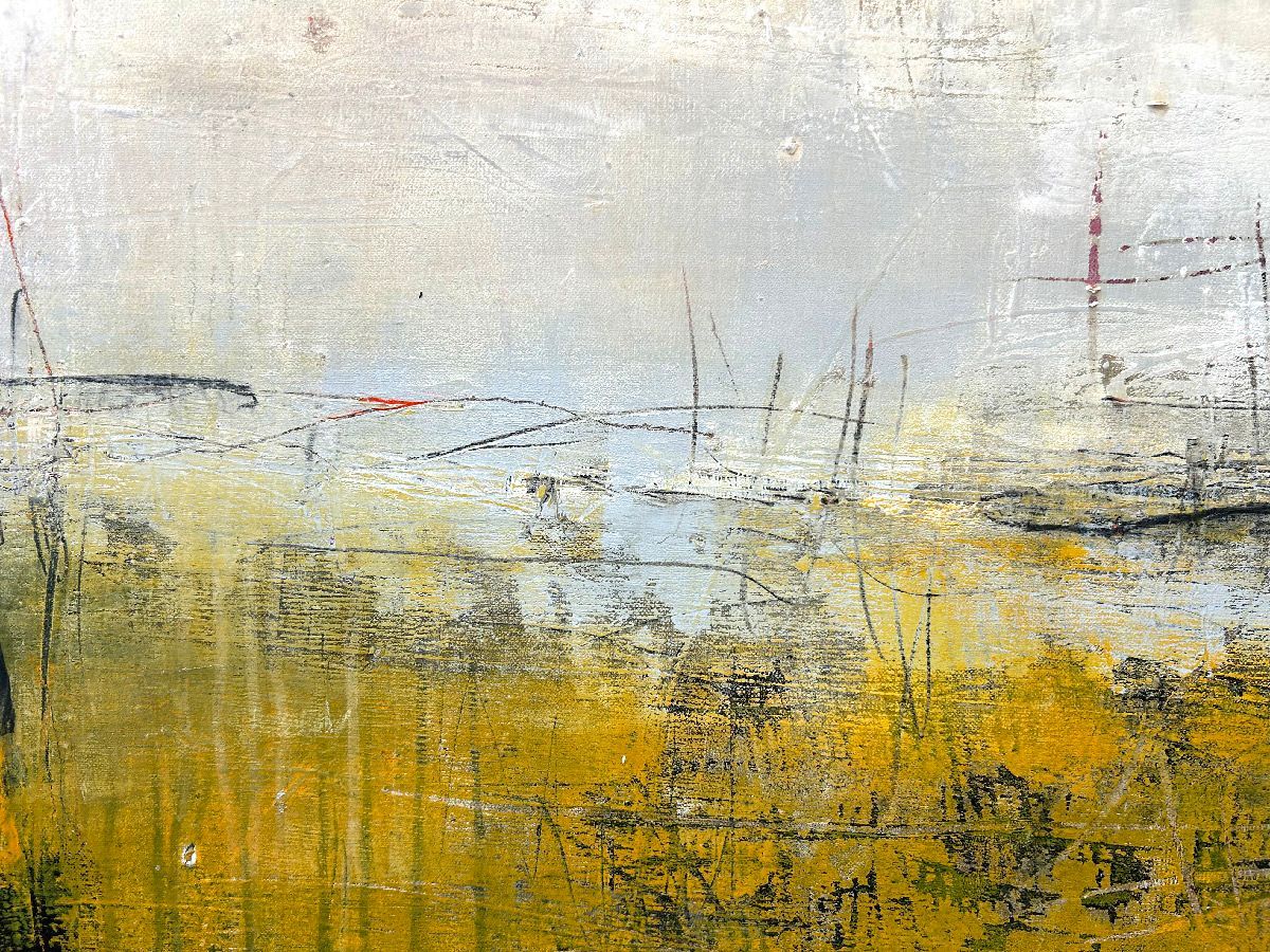 Tableau de TANIA CARRARA a pour titre Nuances ocre style abstrait dim : TANIA CARRARAprix:1400