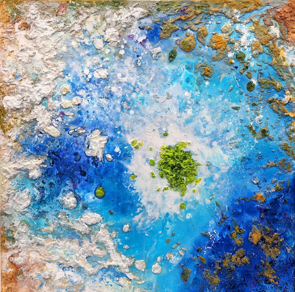 Tableau de Philippe Boliviera a pour titre Mangareva style abstrait dim : Philippe Bolivieraprix:550