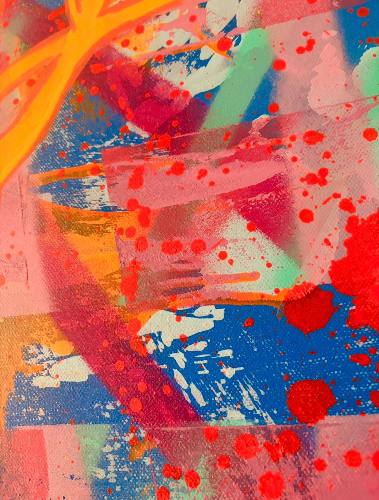 Tableau de SARA CHELOU a pour titre Vince style street pop art dim : SARA CHELOUprix:890