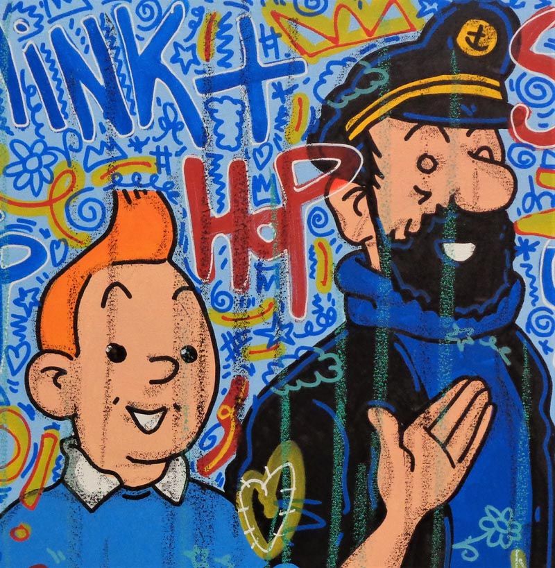 Tableau de RICO SAB a pour titre Cool style street pop art, street art dim : RICO SABprix:320
