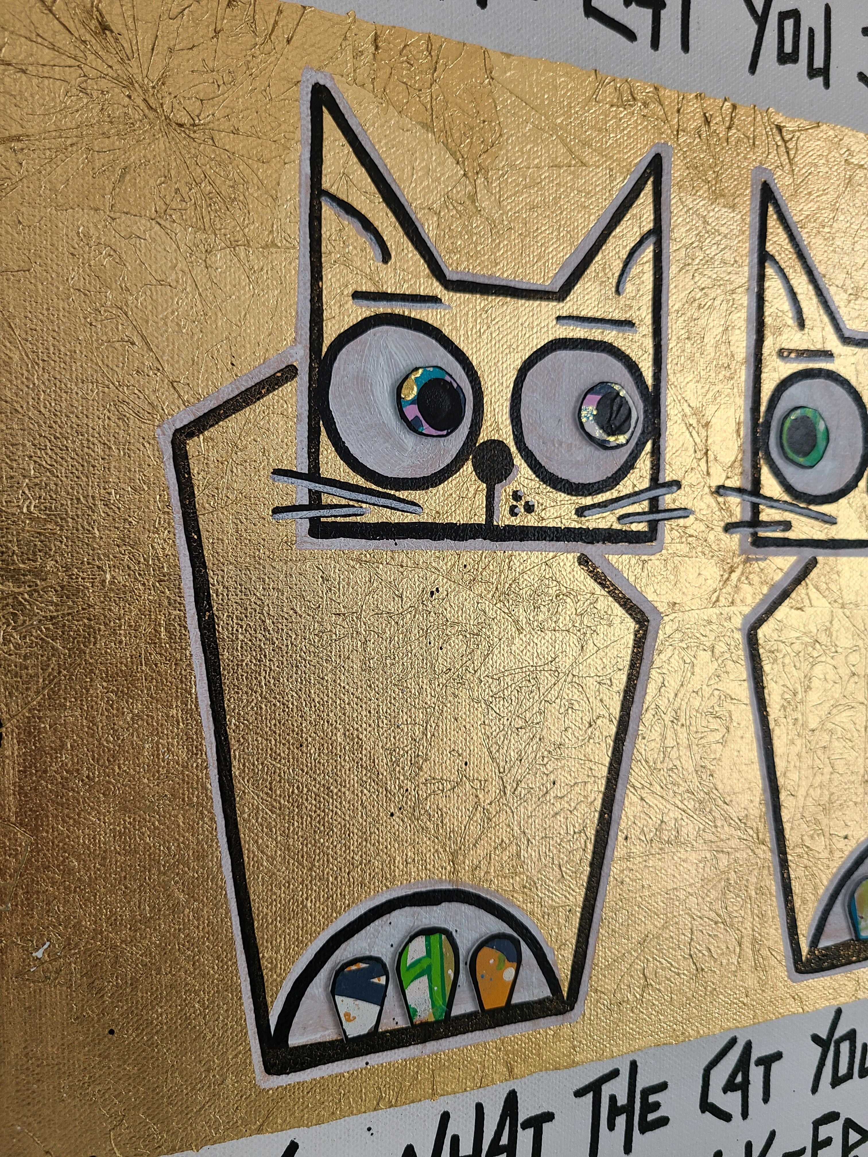 Tableau de Stephanie Godann a pour titre Are you Doin'? style street art dim : Stephanie Godannprix:460
