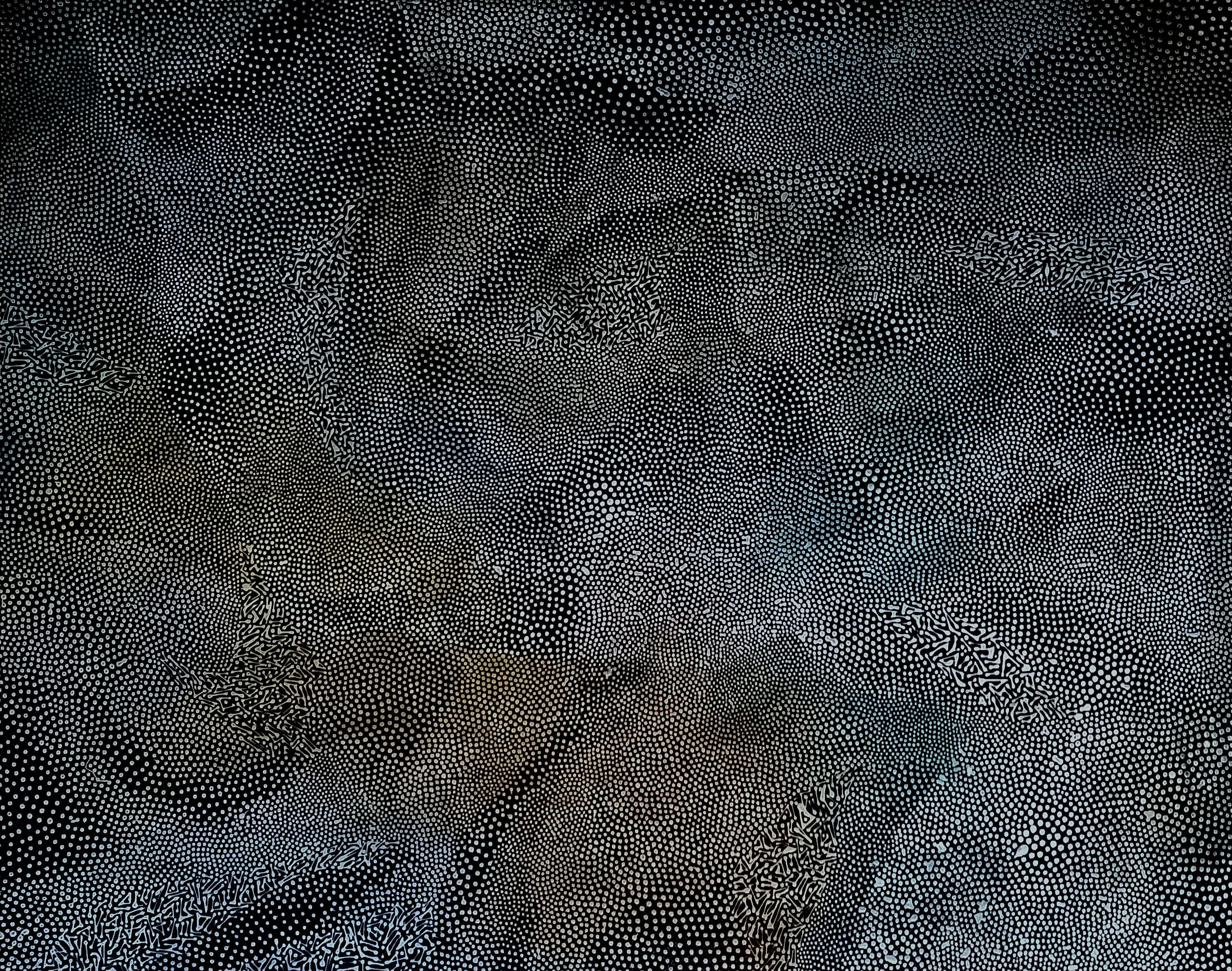 Tableau de NASH a pour titre NORTH 8 style abstrait dim : NASHprix:600