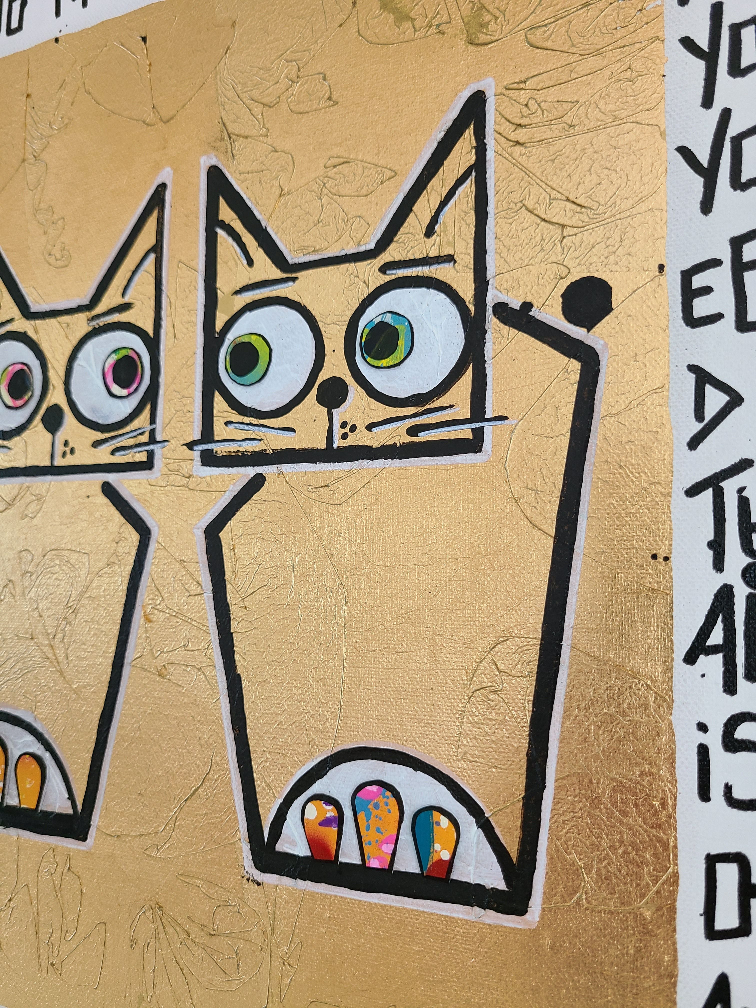 Tableau de Stephanie Godann a pour titre Are you Doin'? style street art dim : Stephanie Godannprix:460