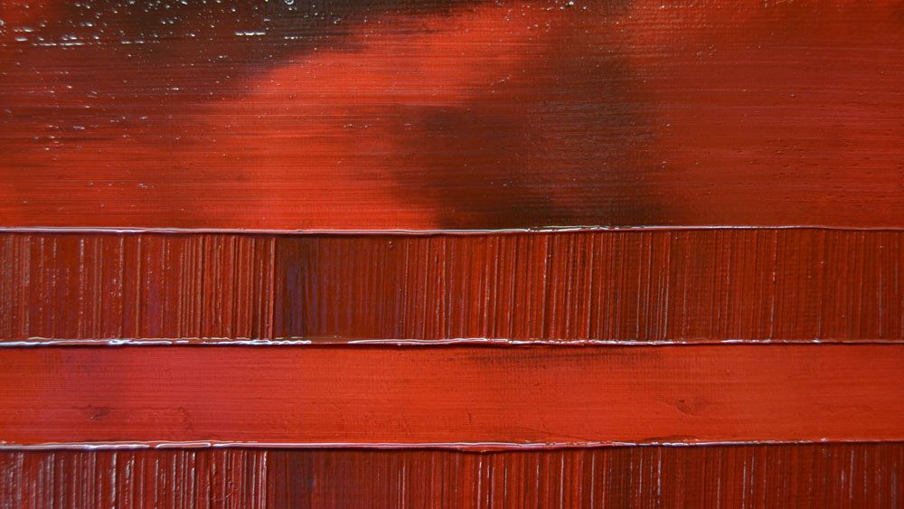 Tableau de ALAIN BECANNE a pour titre PEINTURE 05-2022-38 style abstrait dim : ALAIN BECANNEprix: