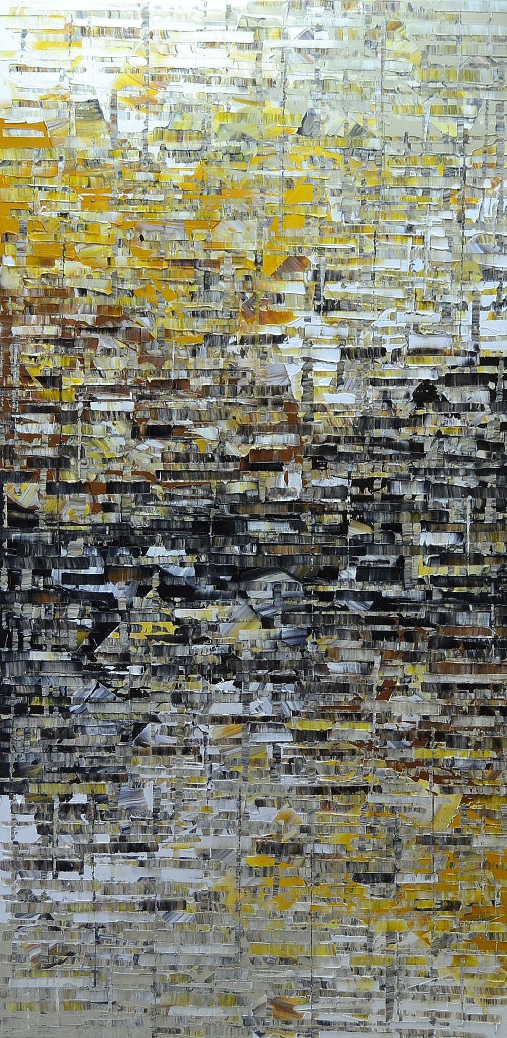 Tableau de ALAIN BECANNE a pour titre PEINTURE 10-2022-57 style abstrait dim : ALAIN BECANNEprix:700