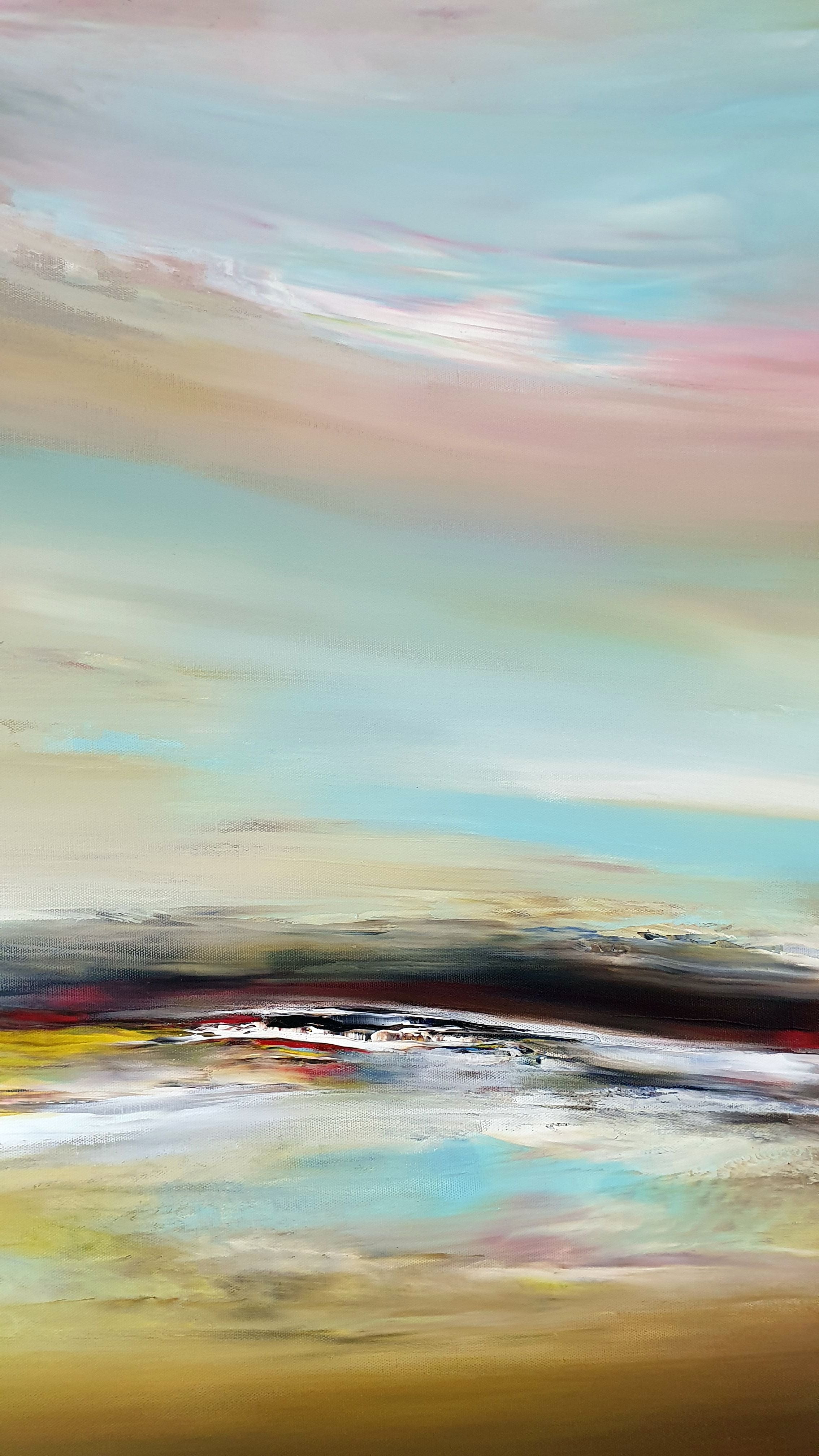 Tableau de RUELLE NICOLAS a pour titre AWAKE style abstrait dim : RUELLE NICOLASprix:1100