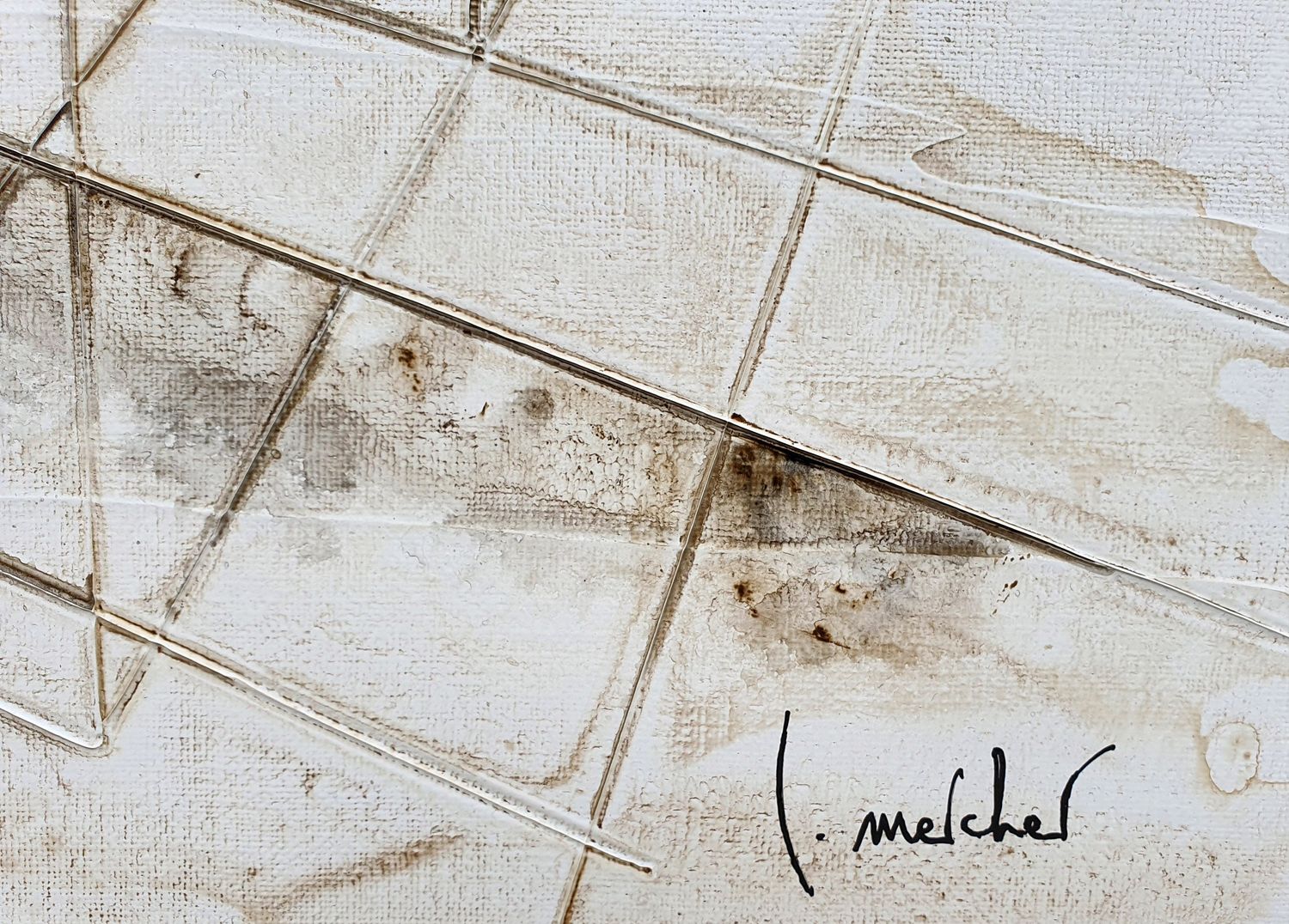Tableau de LUDOVIC MERCHER a pour titre AXIS style abstrait dim : LUDOVIC MERCHERprix:800