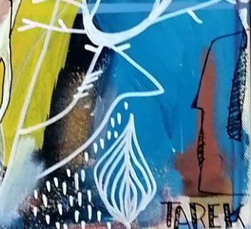 Tableau de TAREK a pour titre A TRIBE style graphique dim : TAREKprix:850
