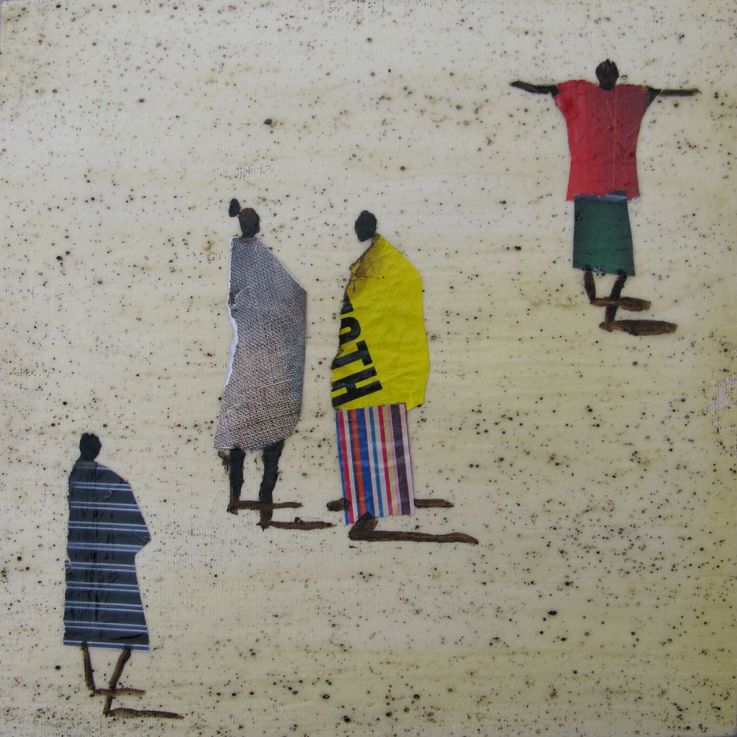 Tableau de MARCOS ZRIHEN NOWOTNY a pour titre Africa 1 - Barcelona 2025 style figuratif dim : MARCOS ZRIHEN NOWOTNYprix:80
