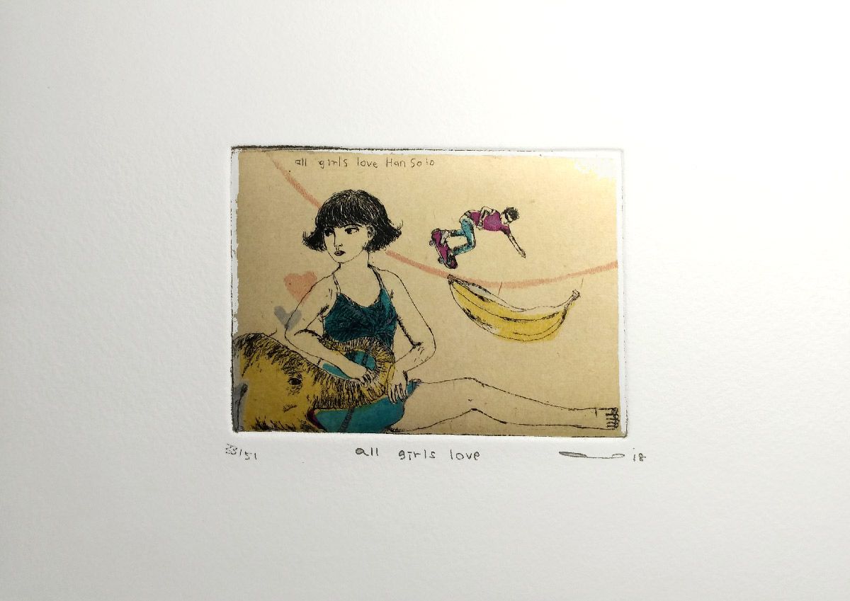 Editions d'art de ATSUKO ISHII a pour titre All Girls Love style figuratif dim : ATSUKO ISHIIprix:60