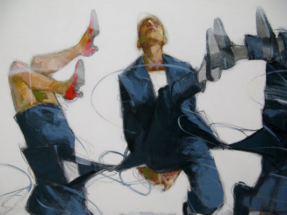 Editions d'art de MASSEBEUF Olivier a pour titre Alternative cancan style figuratif dim : MASSEBEUF Olivierprix:70