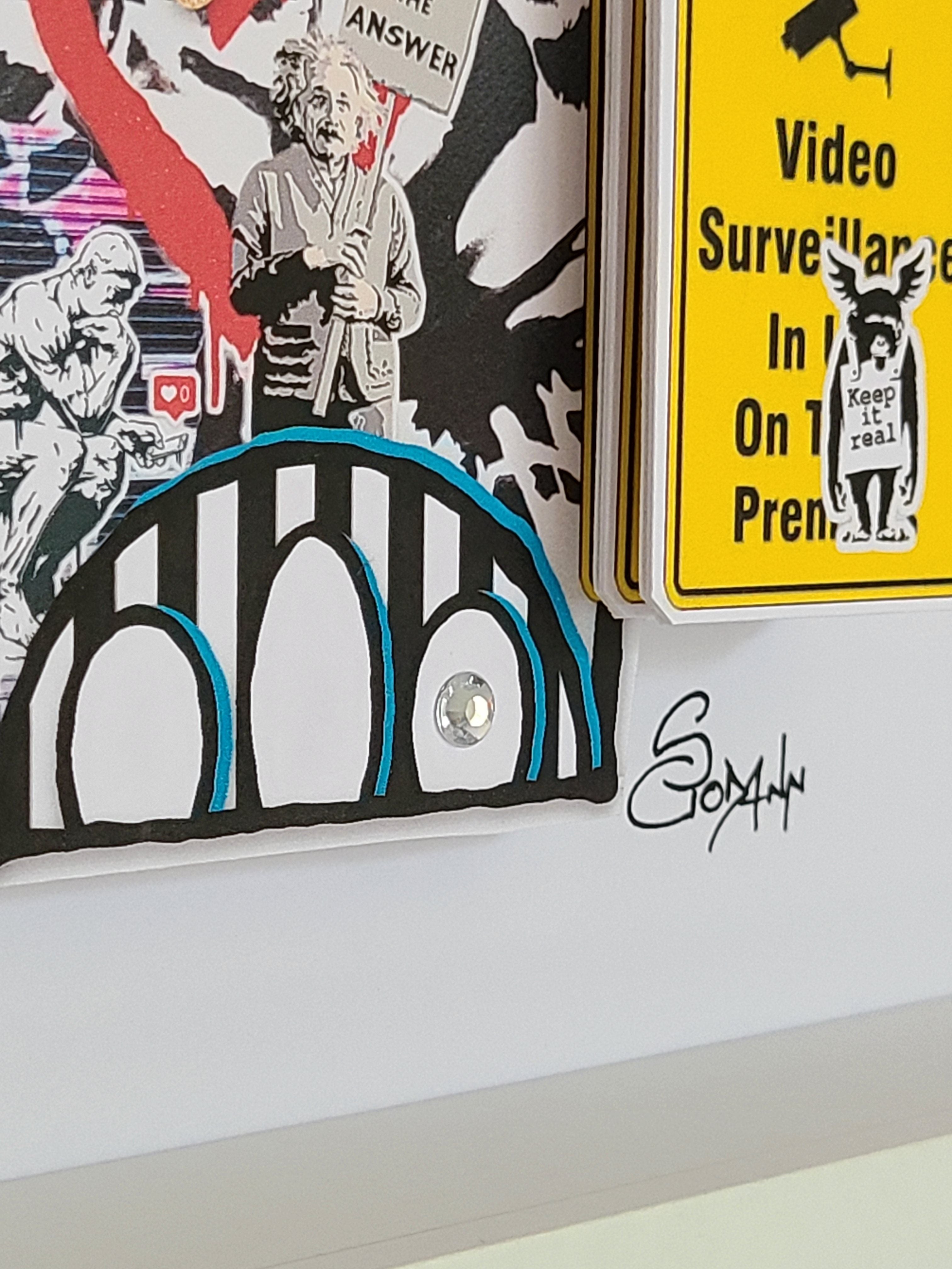 Editions d'art de Stephanie Godann a pour titre King Cat style street art dim : Stephanie Godannprix:250