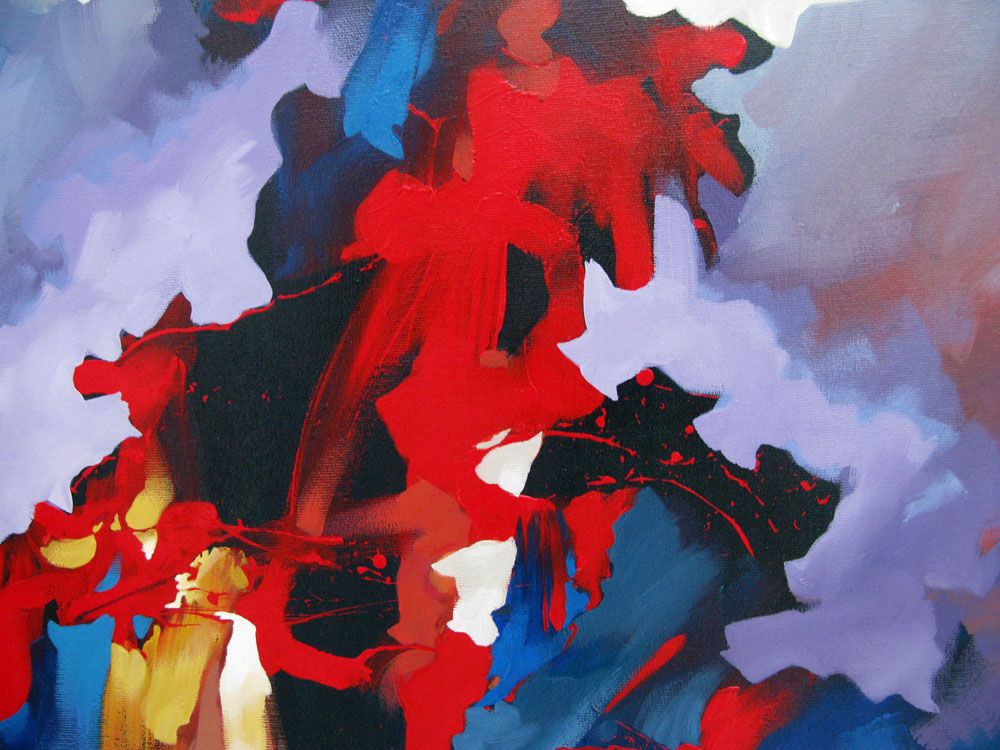 Tableau de BRUNEAU a pour titre PEINTURE ABSTRAITE 56 style abstrait dim : BRUNEAUprix: