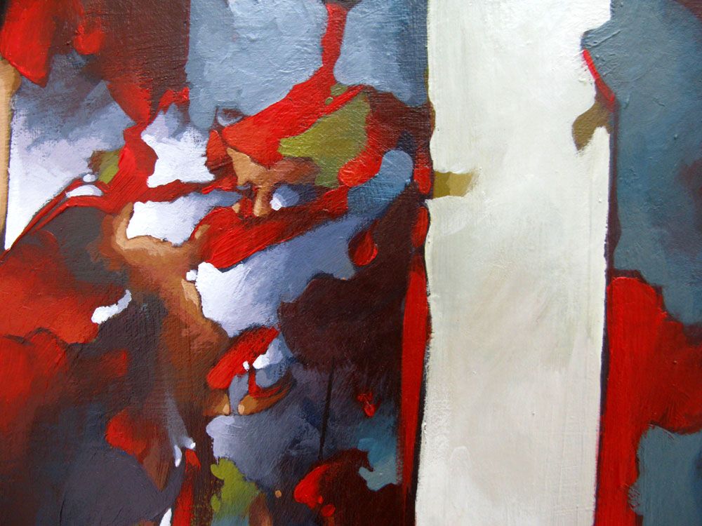 Tableau de BRUNEAU a pour titre PEINTURE ABSTRAITE 23 style abstrait dim : BRUNEAUprix: