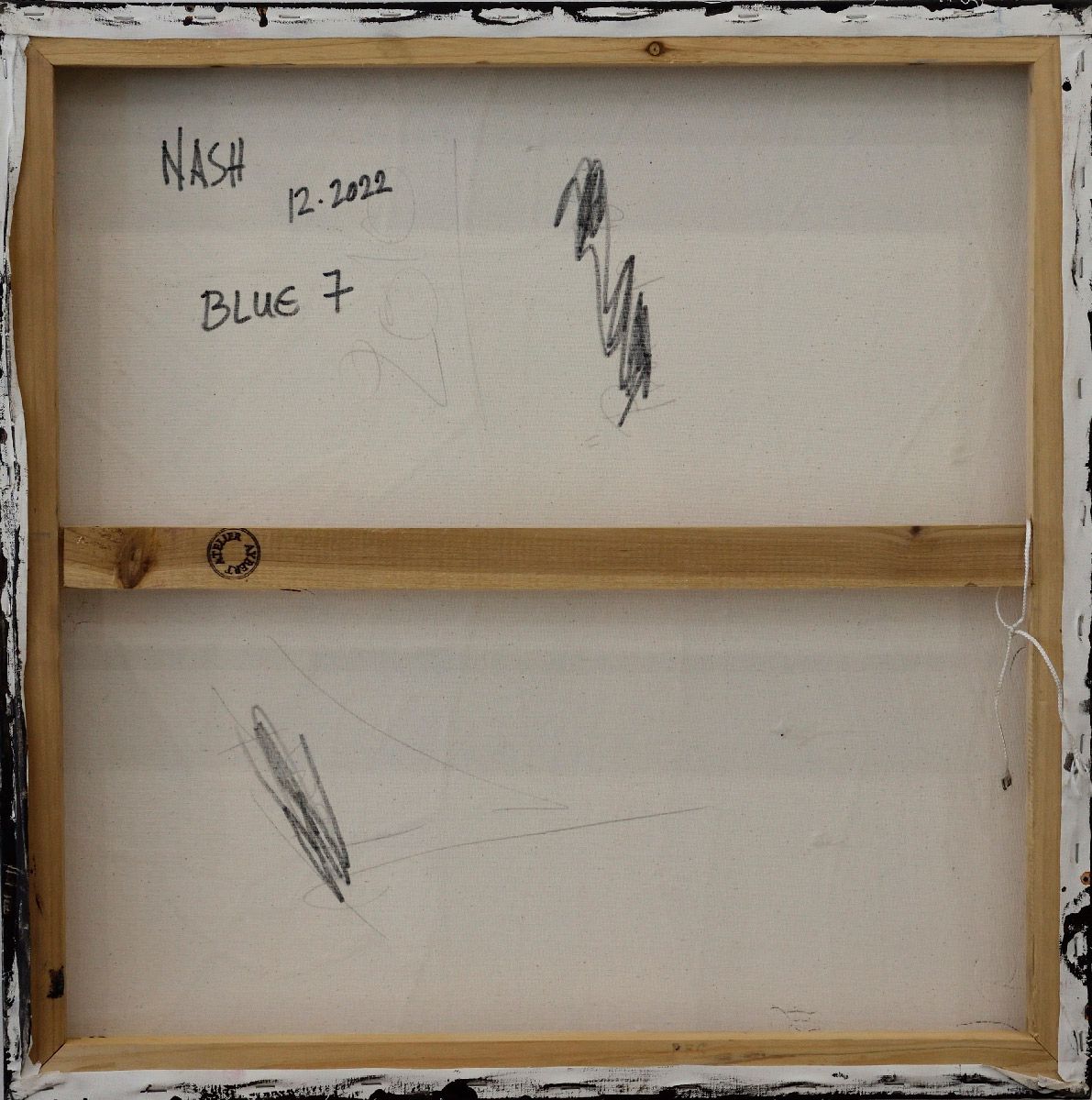 Tableau de NASH a pour titre BLUE 7 style abstrait dim : NASHprix:450