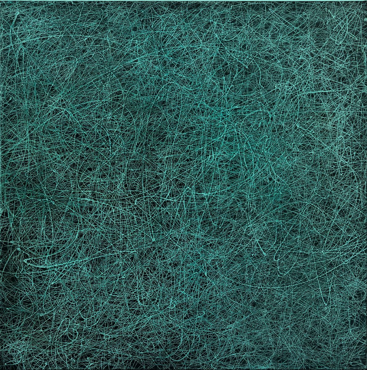 Tableau de NASH a pour titre BLUE 7 style abstrait dim : NASHprix:450