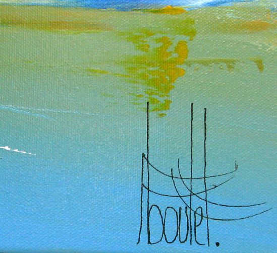 Tableau de F. BOUTET a pour titre MARINE ABSTRAITE 2024-38 style figuratif dim : F. BOUTETprix:900