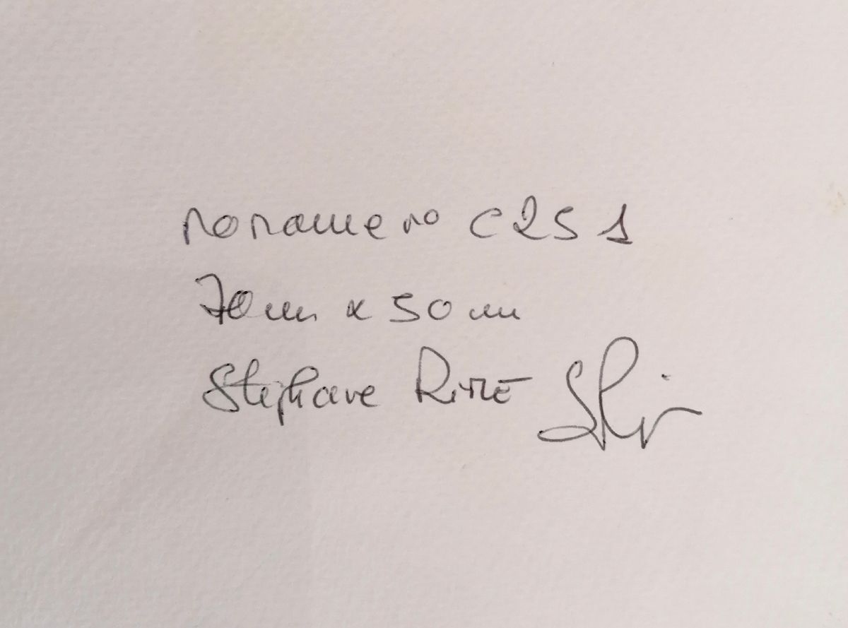 Dessin de STEPHANE RIME a pour titre Noname C251 style abstrait dim : STEPHANE RIMEprix:140