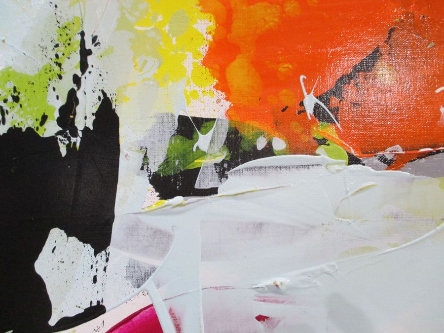 Tableau de CELINE WEBER a pour titre SPRINGS 2 style abstrait dim : CELINE WEBERprix: