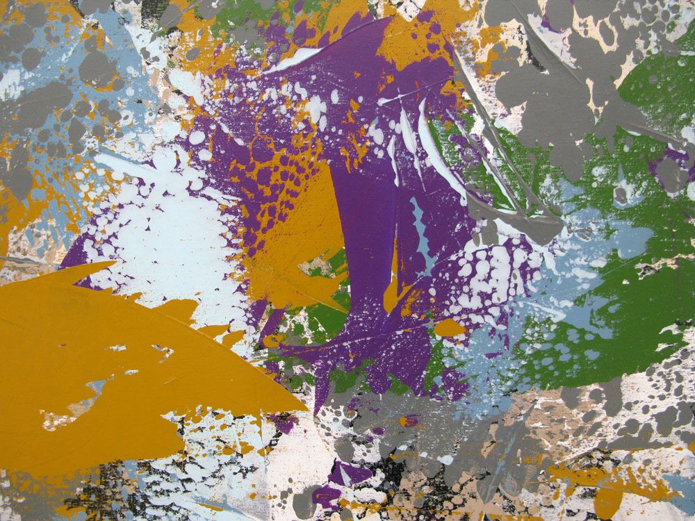 Tableau de CELINE WEBER a pour titre WINTER style abstrait dim : CELINE WEBERprix: