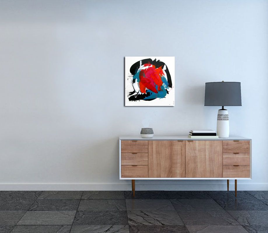 Tableau de CELINE WEBER a pour titre SWEET style abstrait dim : CELINE WEBERprix: