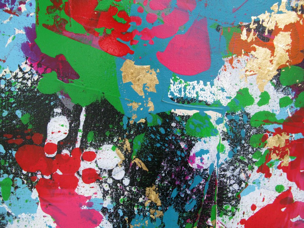 Tableau de CELINE WEBER a pour titre EXPLOSION style abstrait dim : CELINE WEBERprix:
