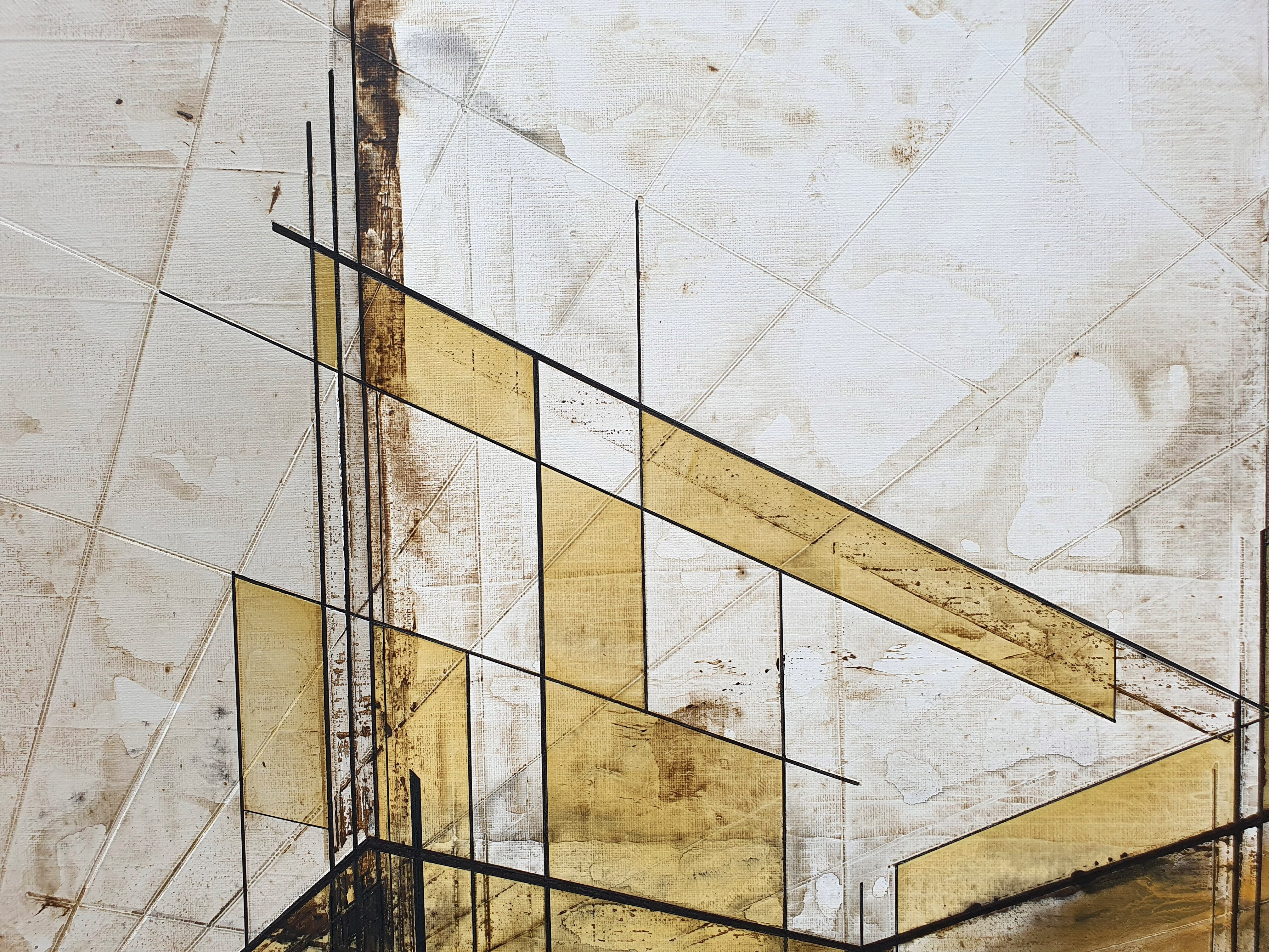Tableau de LUDOVIC MERCHER a pour titre CITY style abstrait dim : LUDOVIC MERCHERprix:1000