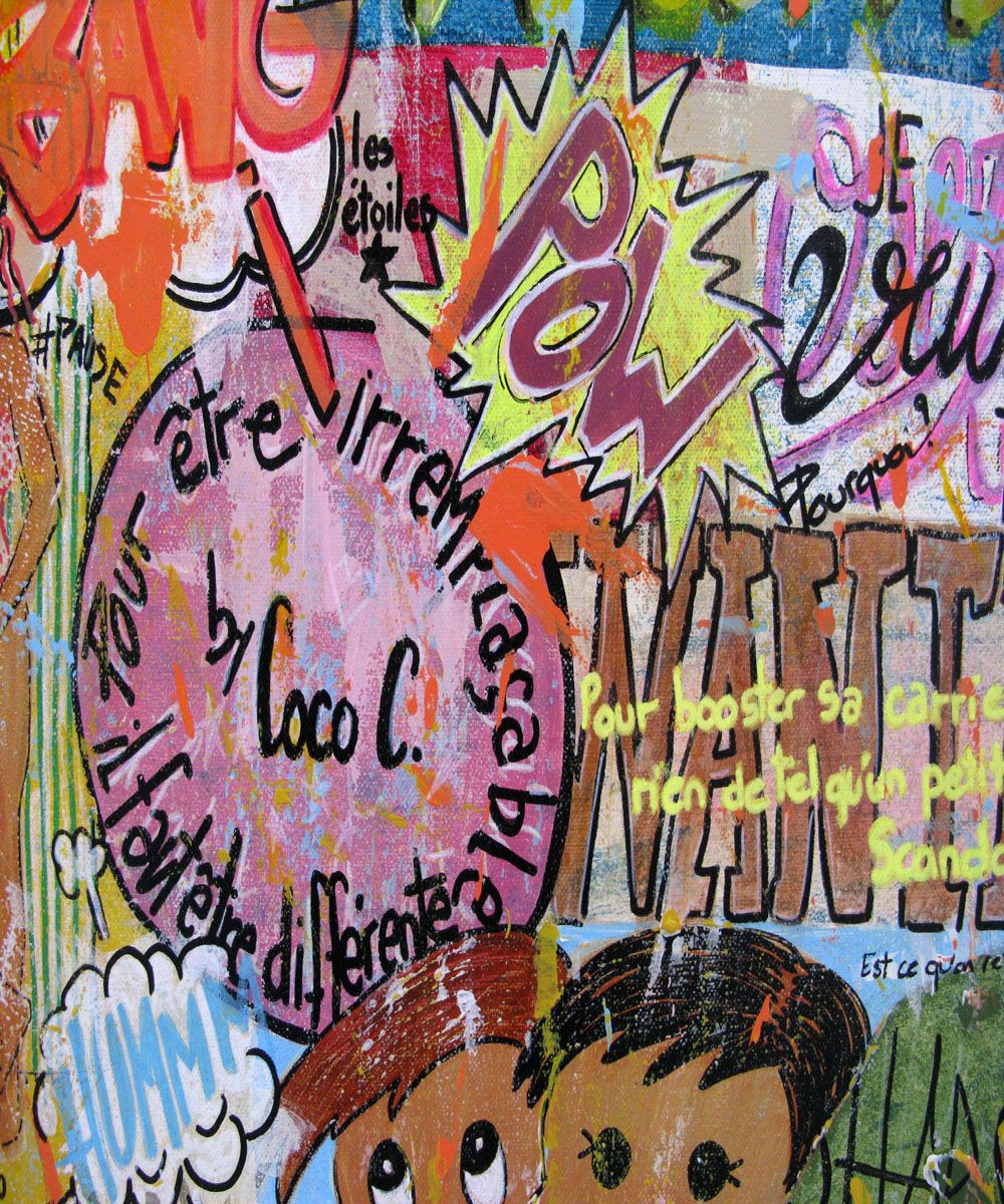 Tableau de CACOU a pour titre Chupa chups style graphique dim : CACOUprix:250