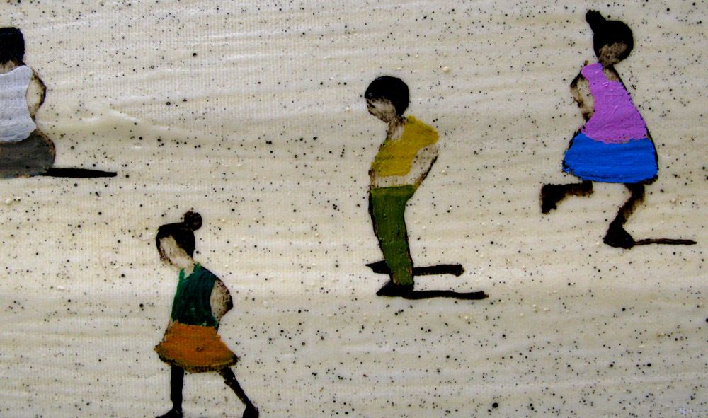 Tableau de MARCOS ZRIHEN NOWOTNY a pour titre Children style figuratif dim : MARCOS ZRIHEN NOWOTNYprix:90