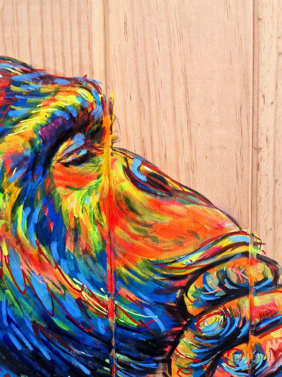Tableau de ART HM a pour titre Cogito style street art dim : ART HMprix:450