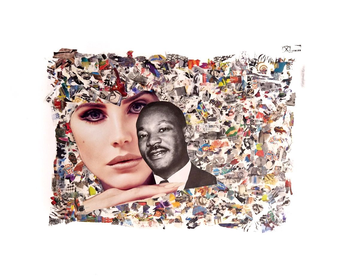 Editions d'art de FLOREPEA a pour titre Lana King style graphique dim : FLOREPEAprix:350