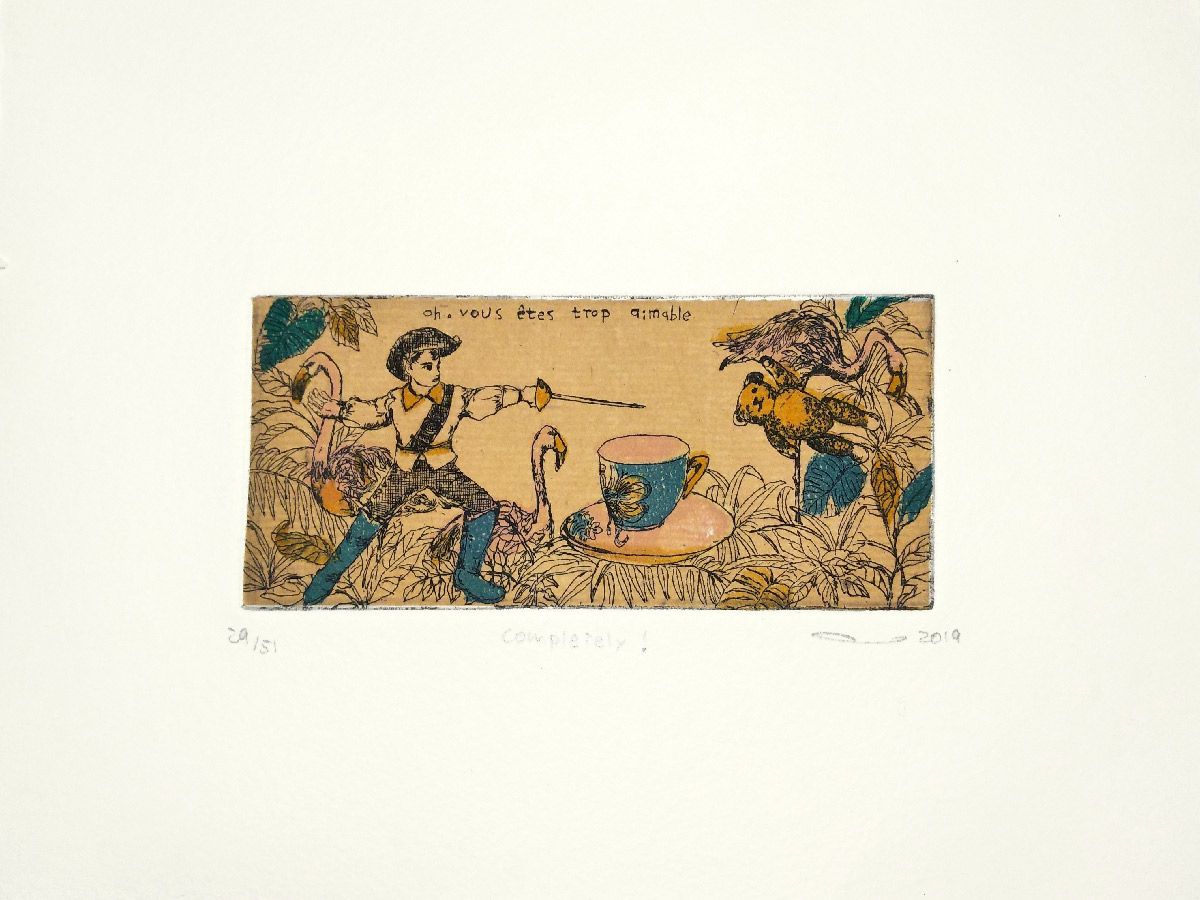 Editions d'art de ATSUKO ISHII a pour titre Completely style figuratif dim : ATSUKO ISHIIprix:60