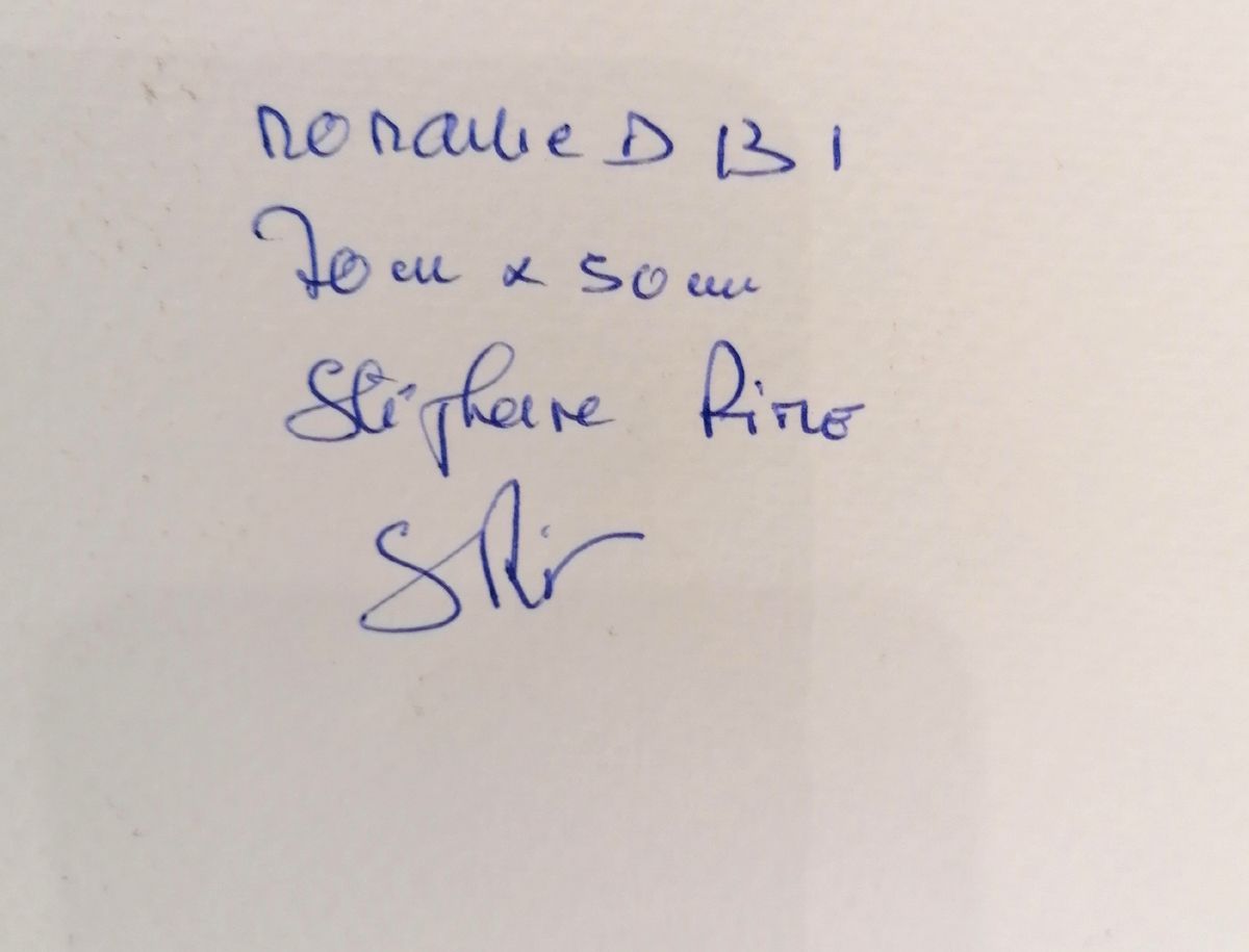Dessin de STEPHANE RIME a pour titre Noname D131 style abstrait dim : STEPHANE RIMEprix:140