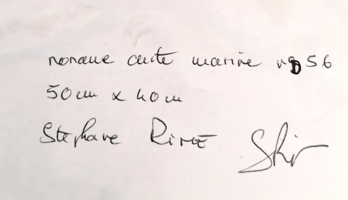 Dessin de STEPHANE RIME a pour titre Noname D56 style abstrait dim : STEPHANE RIMEprix:140
