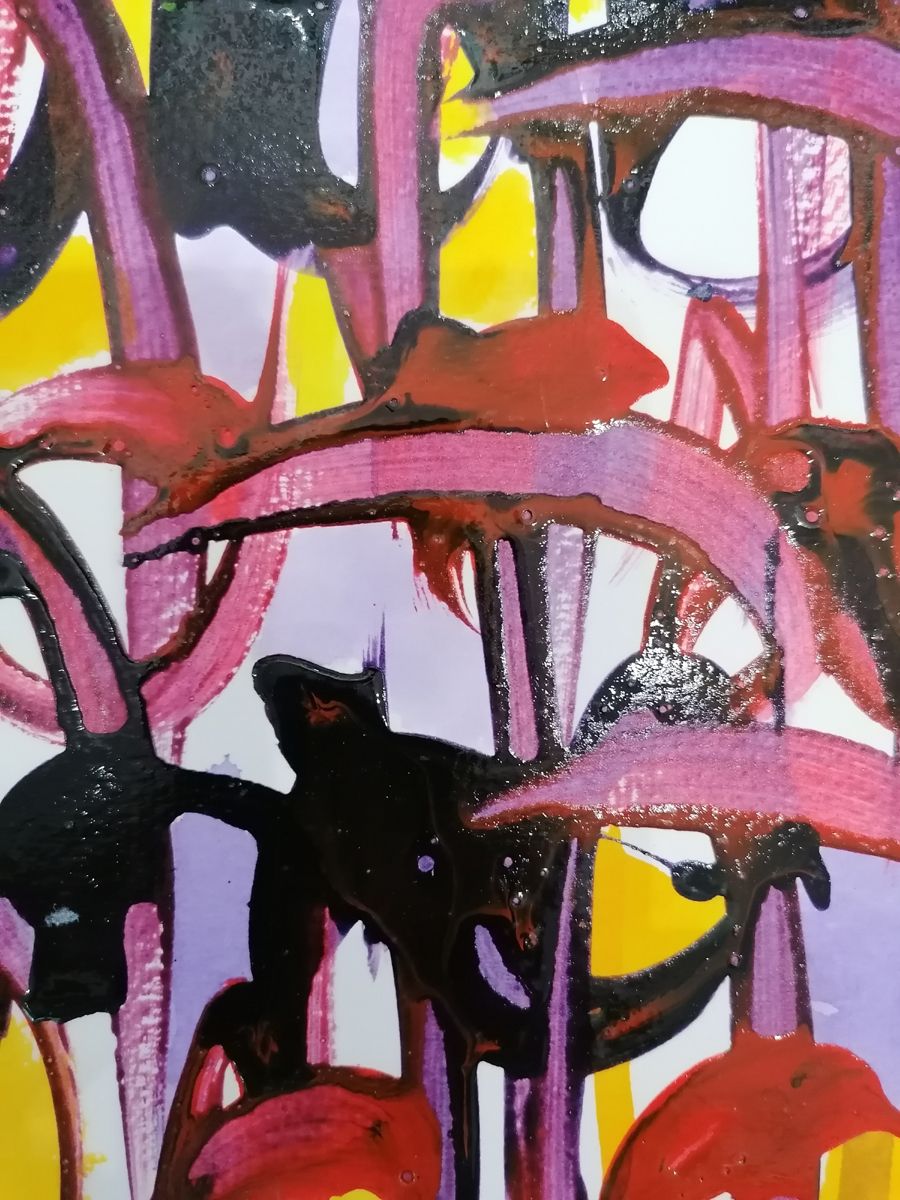 Dessin de STEPHANE RIME a pour titre Noname D67 style abstrait dim : STEPHANE RIMEprix:70