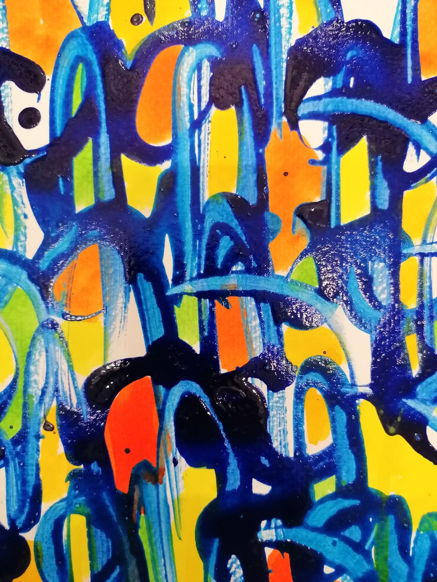 Dessin de STEPHANE RIME a pour titre Noname D68 style abstrait dim : STEPHANE RIMEprix:70