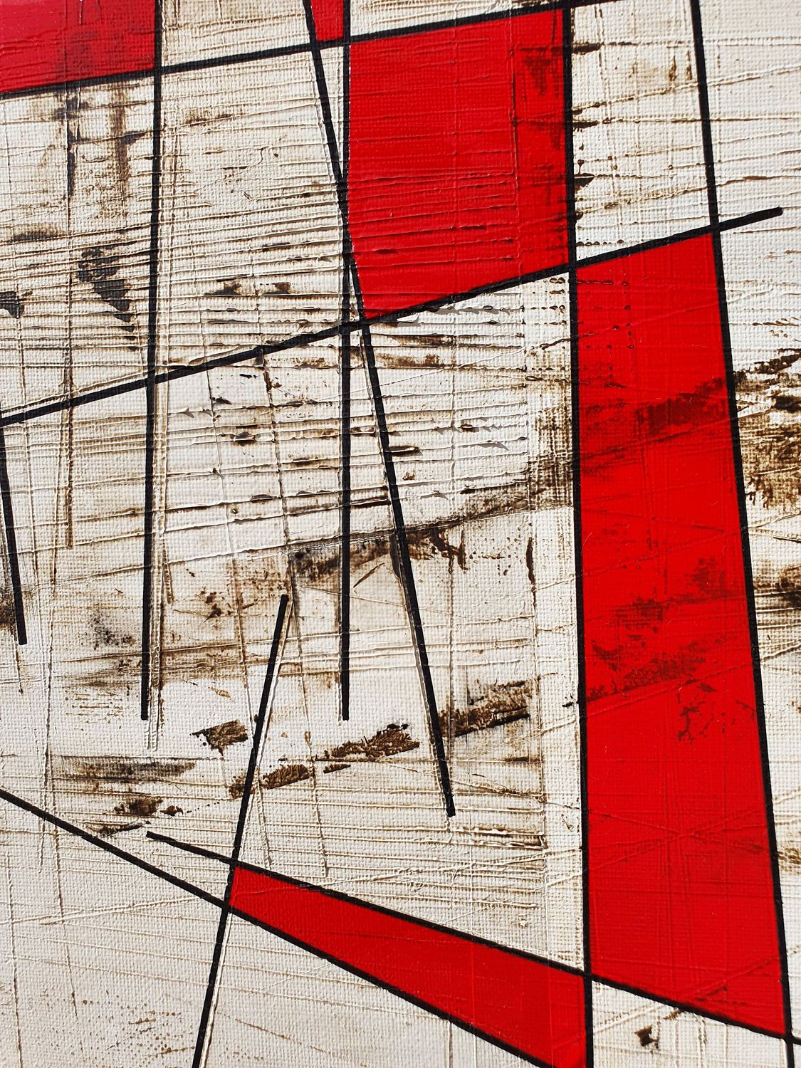 Tableau de LUDOVIC MERCHER a pour titre ÉCLATS style abstrait dim : LUDOVIC MERCHERprix:750