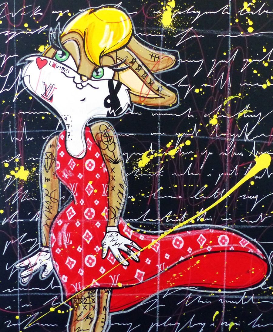 Editions d'art de ONIZBAR a pour titre LOVE ME ! style figuratif dim : ONIZBARprix: