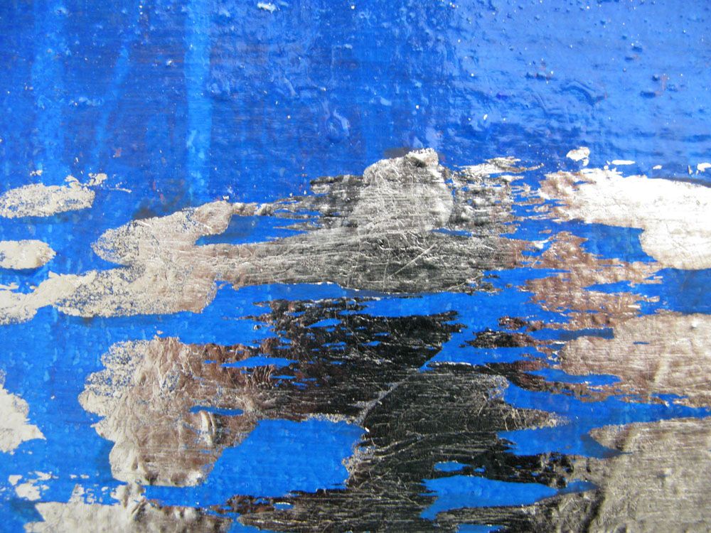 Tableau de ELKA a pour titre BLEU # style abstrait dim : ELKAprix: