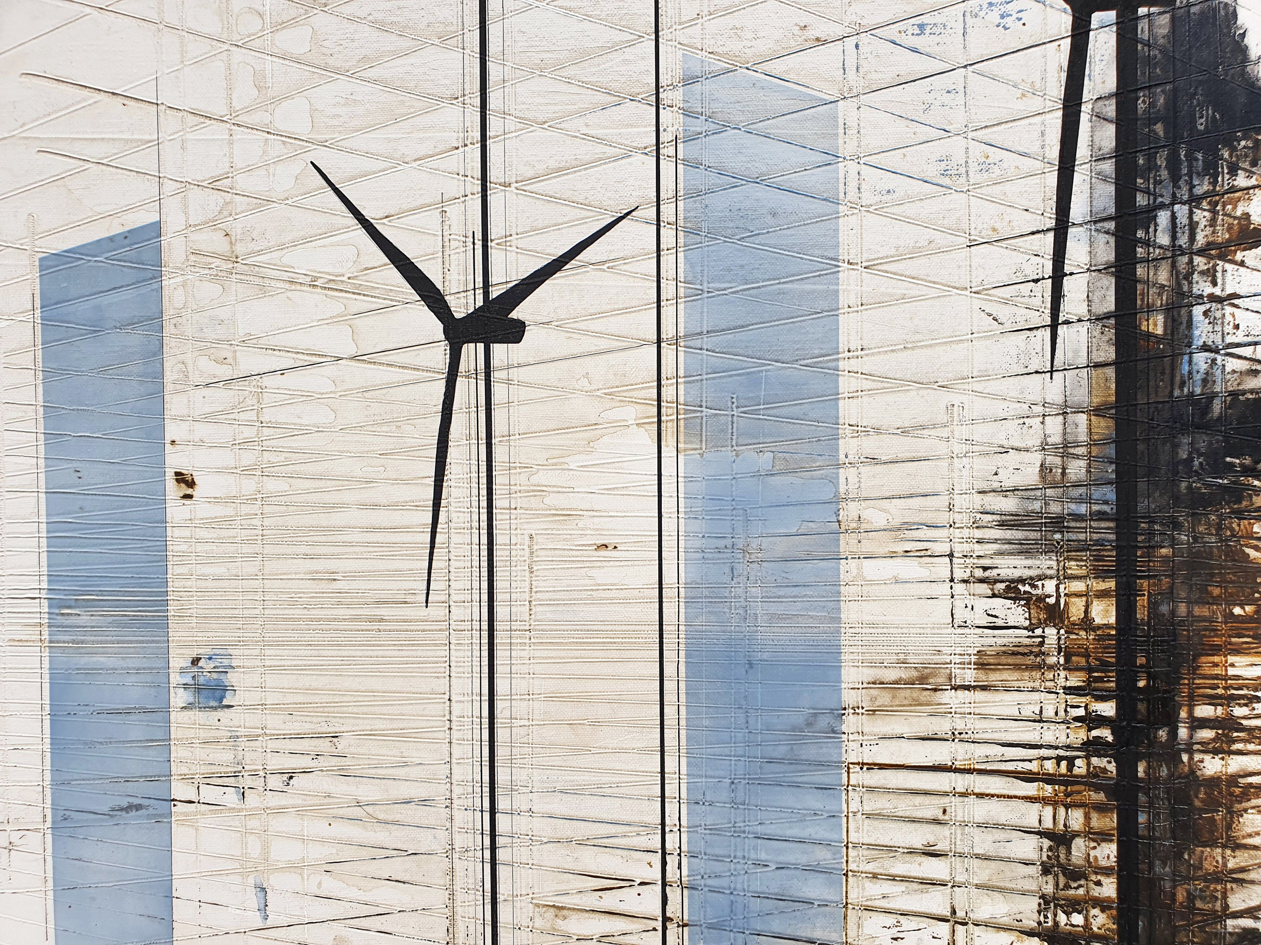 Tableau de LUDOVIC MERCHER a pour titre ENERGY style abstrait dim : LUDOVIC MERCHERprix:750